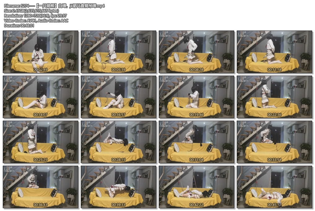 5274----【一只萌熊】自缚，jk驷马直臂吊缚.jpg