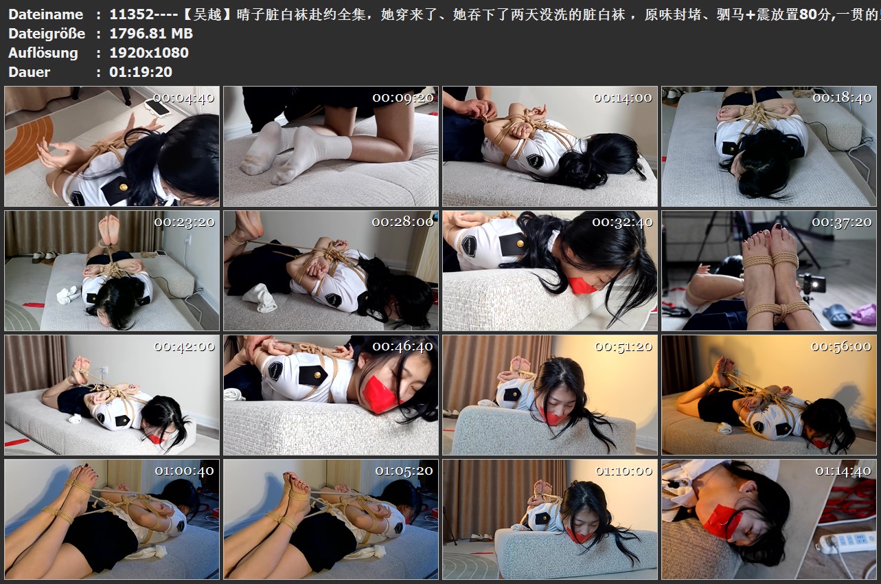 11352----【吴越】晴子脏白袜赴约全集，她穿来了、她吞下了两天没洗的脏白袜 ，原味封.jpg