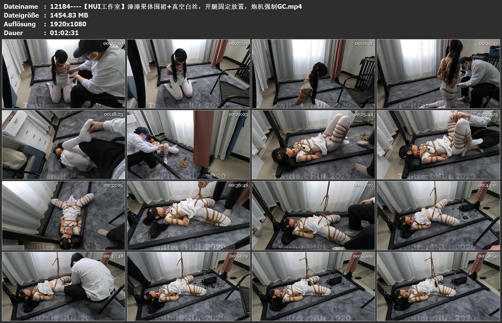 12184----【HUI工作室】潼潼果体围裙 真空白丝，开腿固定放置，炮机强制GC.jpg