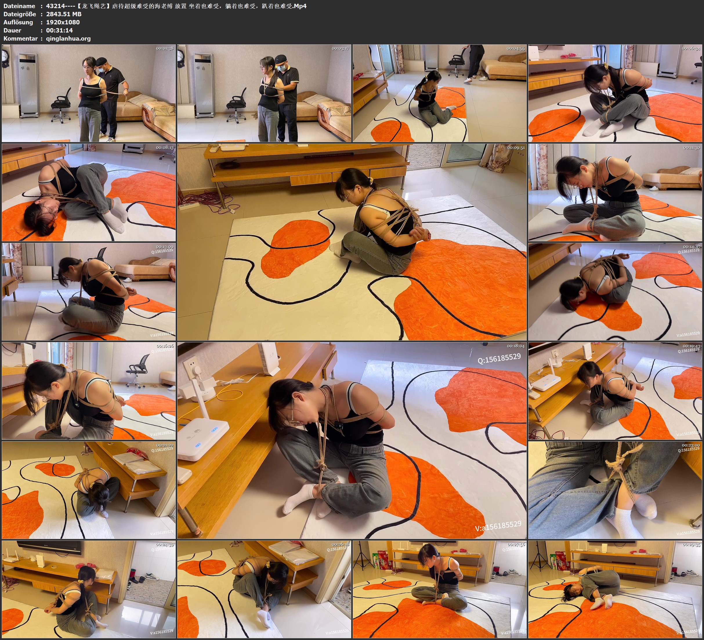 43214----【龙飞绳艺】虐待超级难受的海老缚 放置 坐着也难受，躺着也难受，趴着也难受.jpg