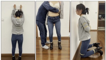 【麦子呀】裸着被搜查官抓捕