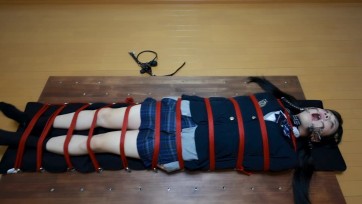 【Lemon】完全拘束口枷調教