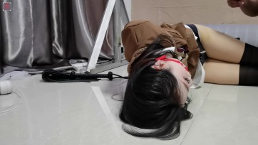 【绳之韵】优秀新人可儿，黑丝JK少女第四集：口舌训练的搬运目标完成很给力，特殊的奖励，手铐、TT、口球、红唇、娇喘的魅惑、逐渐深入的TJ游戏，迷失的少女