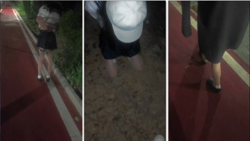【玖喵ing】jk肉丝户外露出郊狼