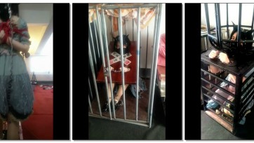 【束之高阁】大年初三直播采桑捆绑跑步关笼子