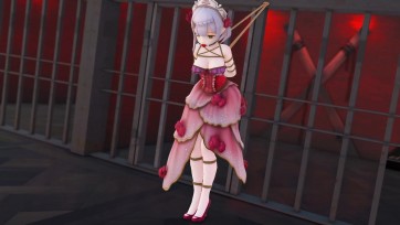 【3D动画】【原神】玫瑰婚纱诺艾尔-五花捆绑