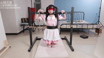 【心悦艺束】双马尾女仆得全方位禁锢TK。可爱得双马尾女仆小姐姐被全方位禁锢挠脚心