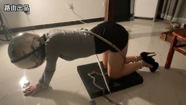 【路由紧缚】密室逃脱01 手铐脚镣锁住 锁链捆绑 强制爬行器禁锢