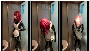 【kigurumi】BG: 乳胶女仆灌肠试验随录