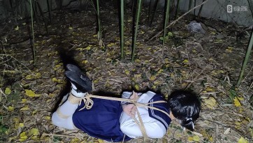 【Daohaozhesi】户外三则 驷马放置+挣扎+并腿缚+后手缚