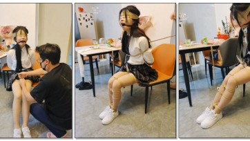 【欢乐谷原创】蒙面大叔闯入少女家中进行捆绑