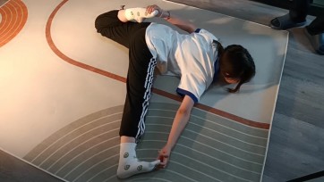 【吴越】佳乐，少女、瑜伽与绳之猫爪式，简单也难受的捆绑，可爱也有点脏的小白袜