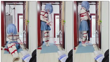 【林叹昕】天天的并腿吊缚自缚（第二次，比第一次成功不少