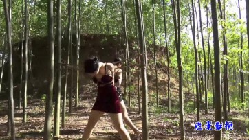 【胜景影视】山林中紧缚固定双M