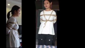 【汤圆原创】新人第一次，捆绑和口球还很生涩