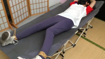 【小鹿工作室】瑜伽裤捆绑挣扎