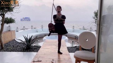 【xiao素素】佳佳KB看日出 扣球最大号，口水兜不住。