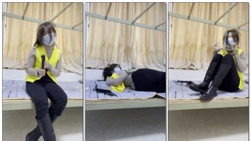 【新月原创】【佳怡】玩自行关押解不开手铐脚铐，td也拿不出来，后悔莫及向哥哥们求助