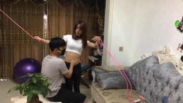 【逍遥伯乐】【00后A3细腰】双手捆上教她做人，大字绑上让她升华