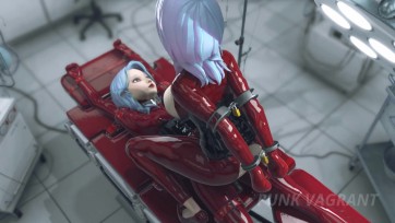 【3D动画】《恋物母与子-缚置录像带B2》CG动画短片，KIG头壳母子、胶衣、皮带、镣铐拘束、FD面具+手术台放置