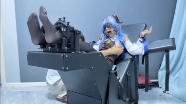 【咕咕原创】甘雨地狱痒堕-重刑床TK痒责挠到干呕也不停下！TK时强制比耶羞辱、高强度腋下痒责，挠到飞起来！