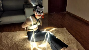 【一绳所爱】韩露捆绑戴口球聊天访谈