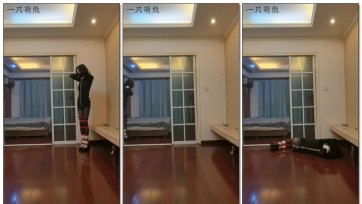 【一只萌熊】差点翻车蹦不起来又要主动摔倒的高跟电击肛钩拿钥匙自缚