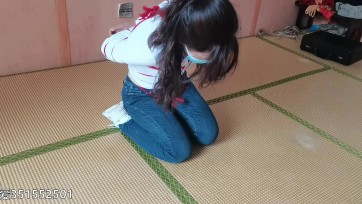 【一绳所爱】新模张晓真实五花紧缚放置