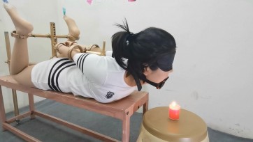 【HD飞天原创】团缚鞭打、k9架紧固电击、假丁丁前堵后插，不老实，用水淹、用火烧、gc刺激就是这样练成的......