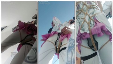 【哈曼哈w】小舞龟甲缚贞cao带g塞捆绑天台外出高chao