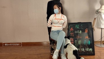 【一绳所爱】小花影塑料绳捆绑外出体验