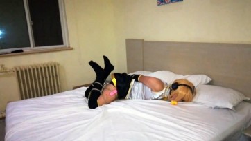 【莉雅】独家 【莉雅的紧缚实验】亚北 cosplay 【第三期】