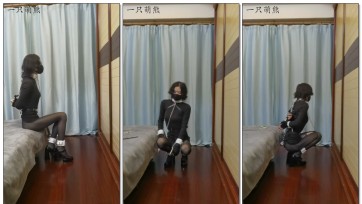 【一只萌熊】随便玩一下钢钩皮拷自缚