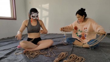 【山鬼工作室】工作室体验中 挠脚心，玩胸，戒尺打屁股