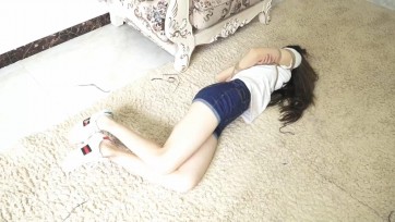 【逍遥】女主被捆绑想逃走，被发现后遭受鞭打折磨