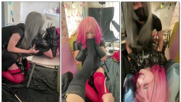 【灵宁】双伪娘调教01-旗袍姐妹~