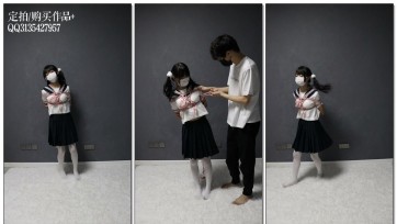 【咕咕精】茶茶捆绑跳舞1-双马尾白丝jk萝莉跳宅舞-“染上你的颜色”