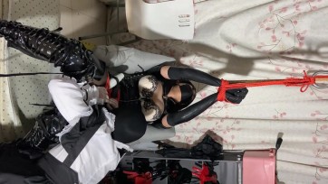 【灵宁】调教客户-下 丝袜全包&榨精&逆榨精