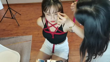 【一绳所爱】做绳模，化妆也要绑起来