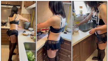 【麦子呀】奴仆装做早餐