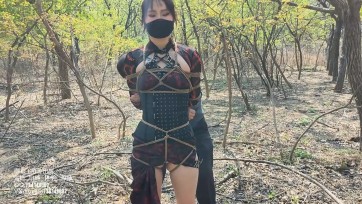 【老癸原创】户外女将军 浅玩一下 旗袍 日式 股绳 吊缚 SP TK 强高 失禁