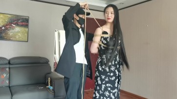 【一绳所爱】紫涵初次到店体验绳艺（上部）