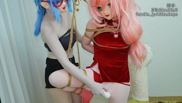 【zentai】被半吊强制的娃娃