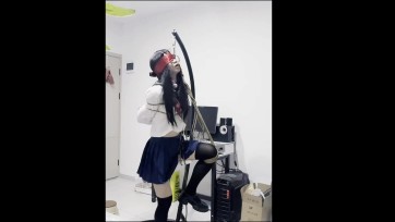 【jk少女】JK过膝袜妹妹的吊缚调教