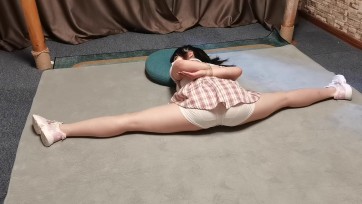 【一绳所爱】舞蹈生夏小雪一字马捆绑