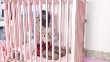 【冷与贝】冷酱捆绑拘束带道具笼中定时锁逃脱