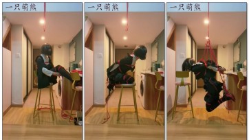 【一只萌熊】修女直臂驷马吊自缚