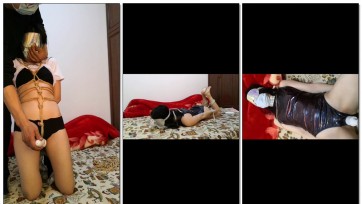 【绳艺束】可爱妹子龟甲捆绑，泳装拘束