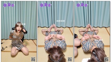 【盈盈S】《伪娘小姐姐直播紧缚记 30 》 豹纹、灰丝、口枷流口水、伪娘小姐姐也很享受