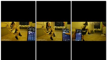 【景延】橘子受虐记03露天阳台日式+单腿吊缚+电击，限时吃手抓饼，吃不完还有惩罚